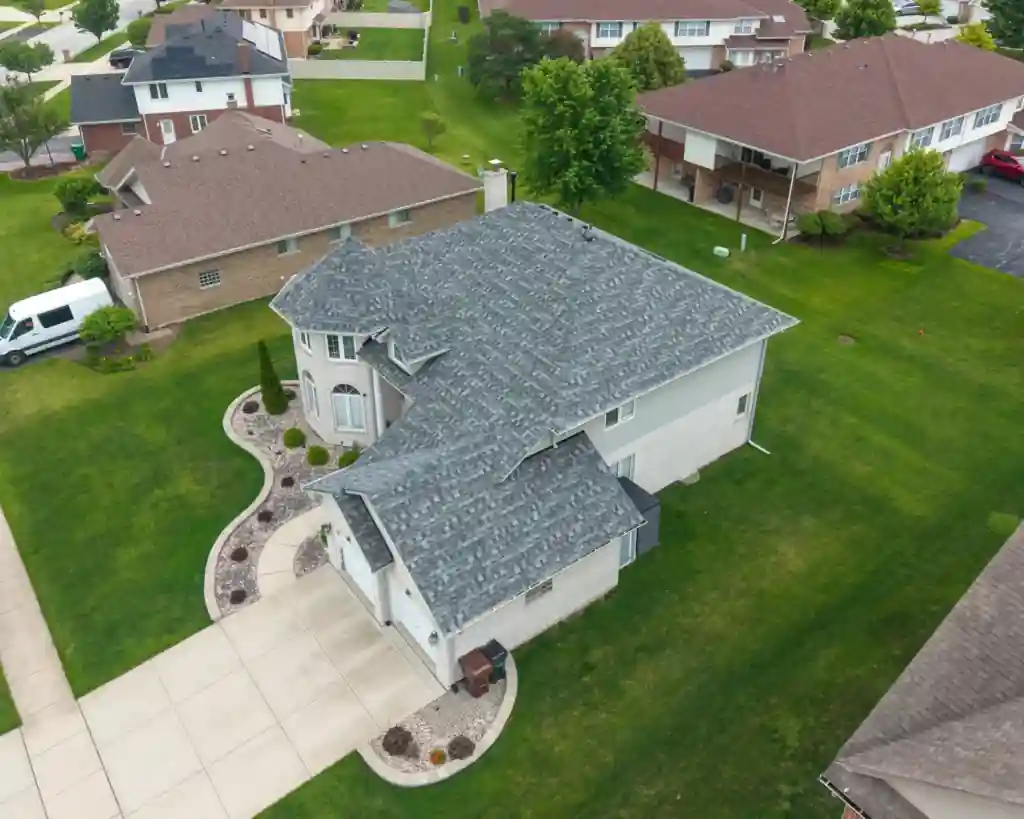 Roof Replacement project in Tinley Park, Illinois - Rosales Roofing job photo